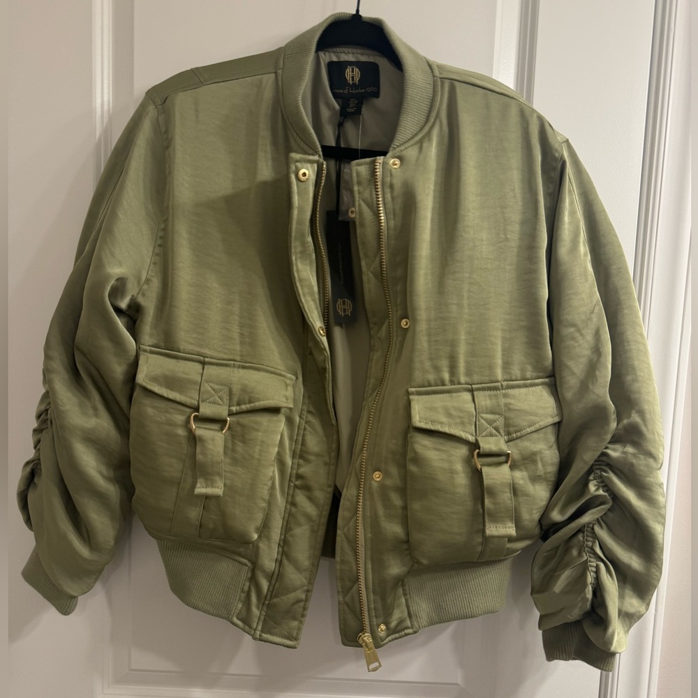 House of Harlow 1960 Sage Bomber Jacket